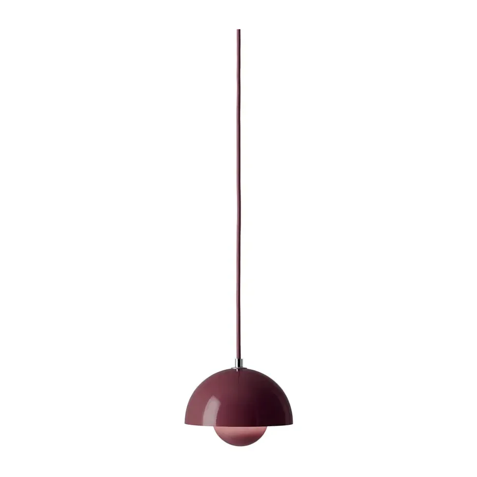 Lámpara colgante Flowerpot VP10, Dark plum