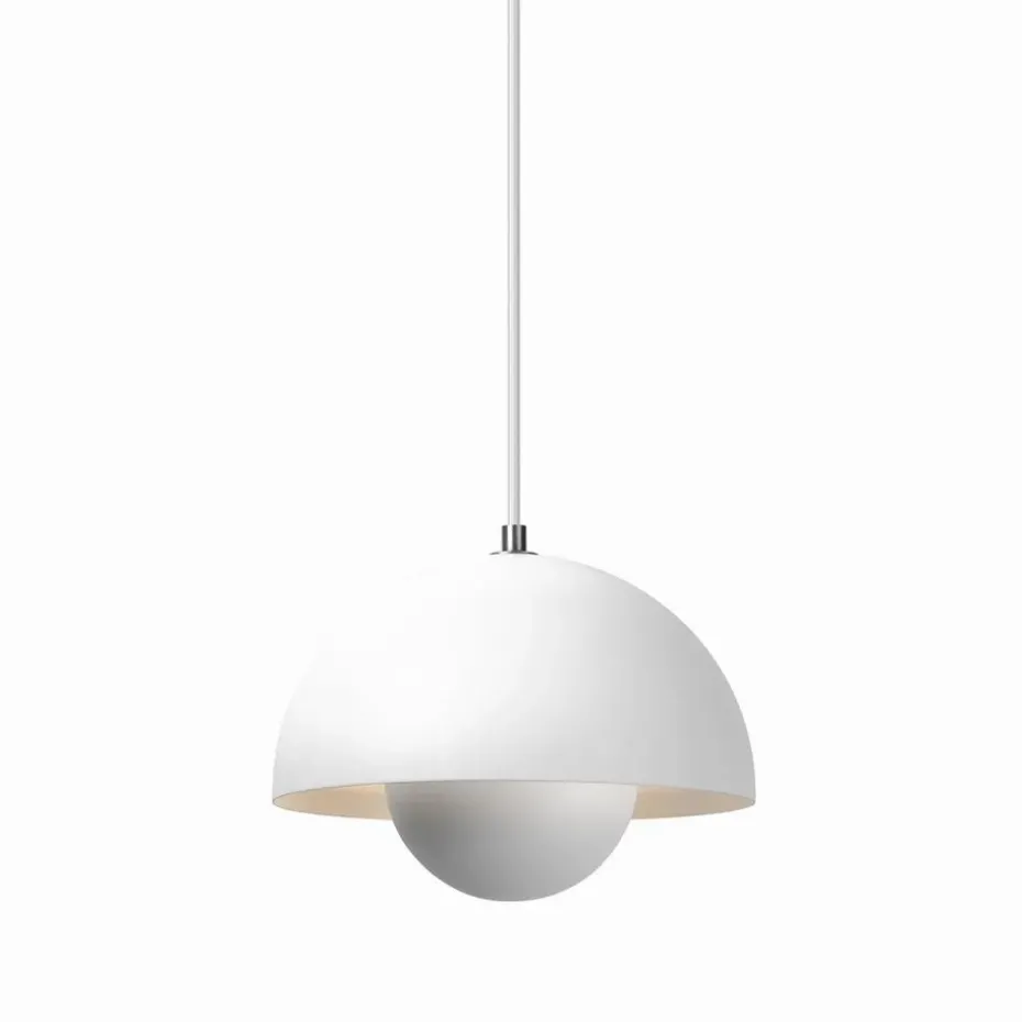 Lámpara colgante FlowerPot VP1, Blanco mate