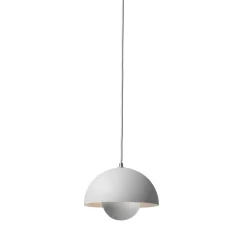 Lámpara colgante FlowerPot VP1, Gris claro mate