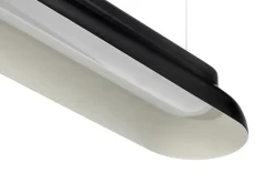 Lámpara colgante PC Linear, Soft black