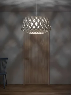 Lámpara colgante Pilke Signature Ø60 cm, Abedul