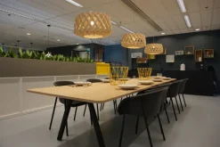 Lámpara colgante Pilke Signature Ø60 cm, Abedul