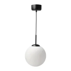 Lámpara colgante Solar D25 cm, Blanco esmerilado
