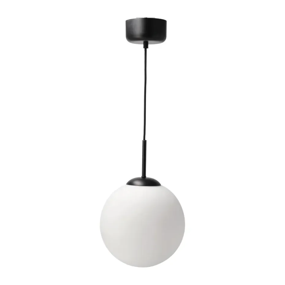 Lámpara colgante Solar D25 cm, Blanco esmerilado