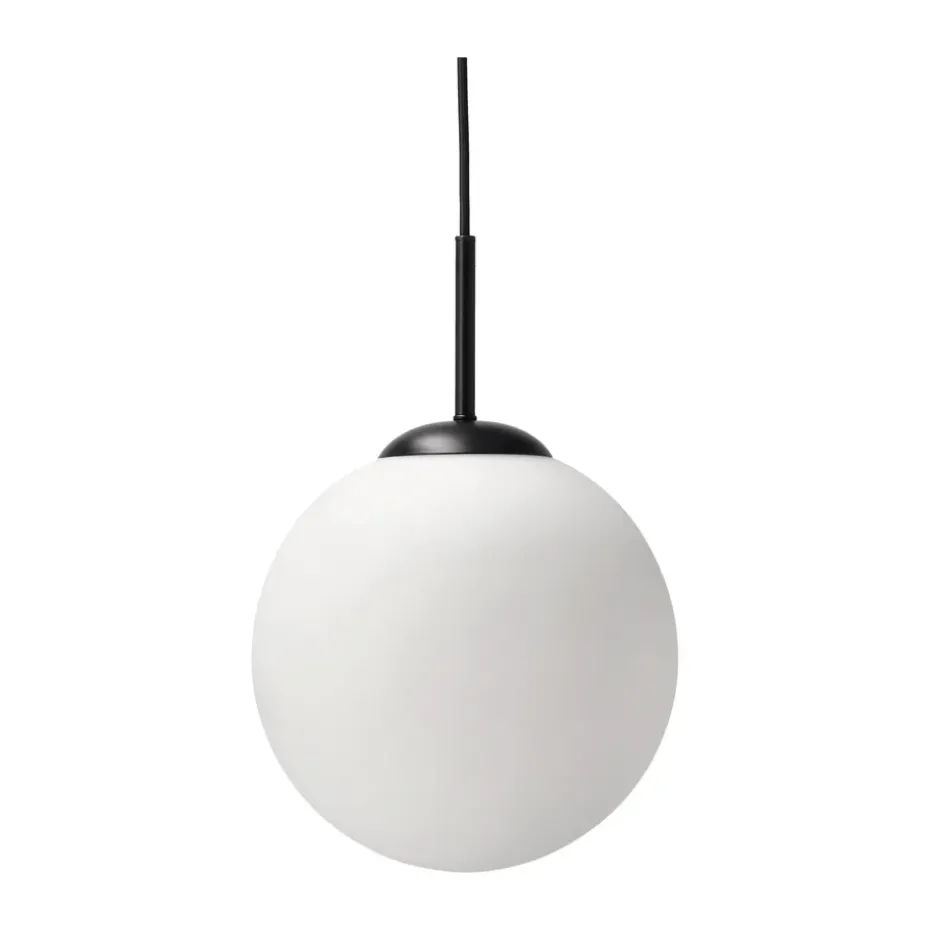 Lámpara colgante Solar D25 cm, Blanco esmerilado
