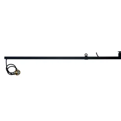 Lámpara con brazo de extensión Vrida Light, negro