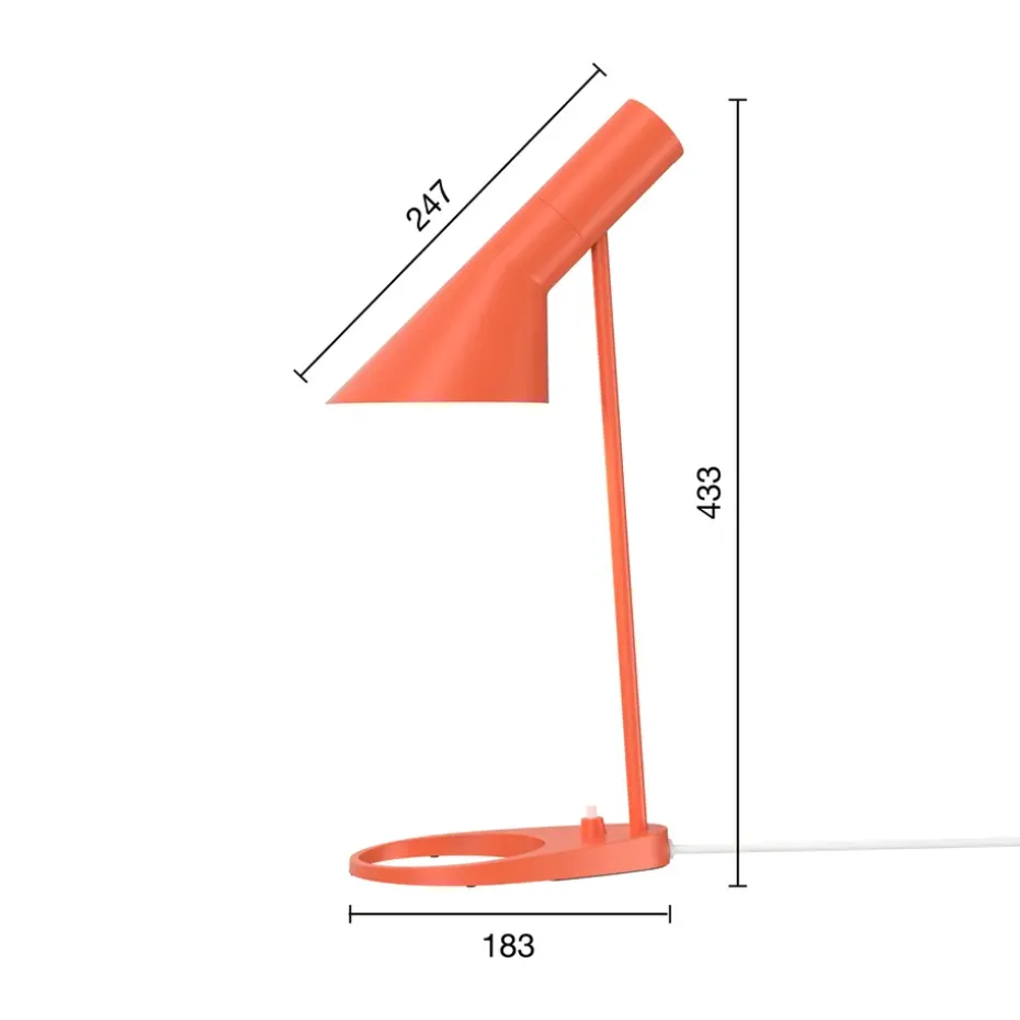 Lámpara de mesa AJ MINI, Electric orange