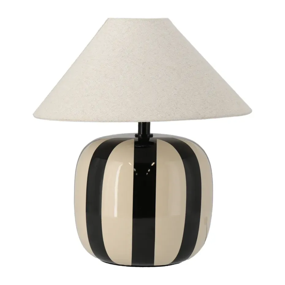 Lámpara de mesa Alvar 31 cm, Negro