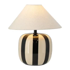 Lámpara de mesa Alvar 31 cm, Negro