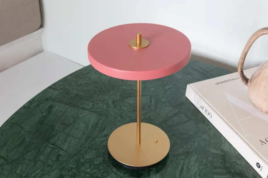 Lámpara de mesa Asteria Move, Rose