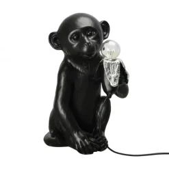 Lámpara de mesa Banana Monkey, negro