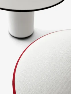 Lámpara de mesa Colette ATD6, white & merlot