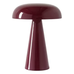 Lámpara de mesa Como portable SC53, Red brown