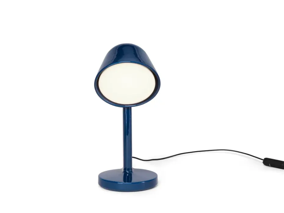 Lámpara de mesa Céramique Down, Navy blue