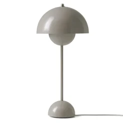 Lámpara de mesa FlowerPot VP3, gris-beige