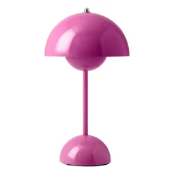 Lámpara de mesa Flowerpot portable VP9, Tangy pink