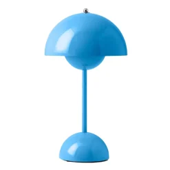 Lámpara de mesa Flowerpot portable VP9, Swim blue