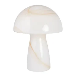 Lámpara de mesa Fungo beige, 30 cm