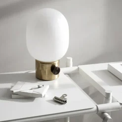 Lámpara de mesa JWDA, Latón pulido, Small