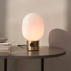 Lámpara de mesa JWDA, Latón pulido, Small