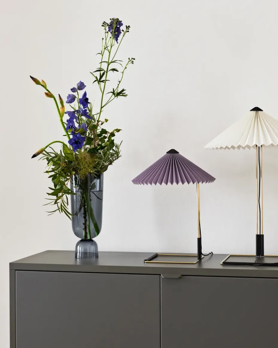 Lámpara de mesa Matin table Ø30 cm, Lavender shade
