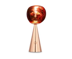Lámpara de mesa Melt Portable, Cobre