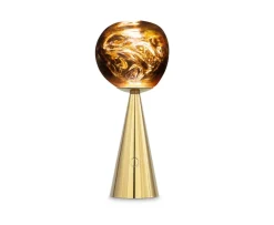 Lámpara de mesa Melt Portable, Dorado