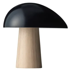 Lámpara de mesa Night Owl fresno, Midnight blue