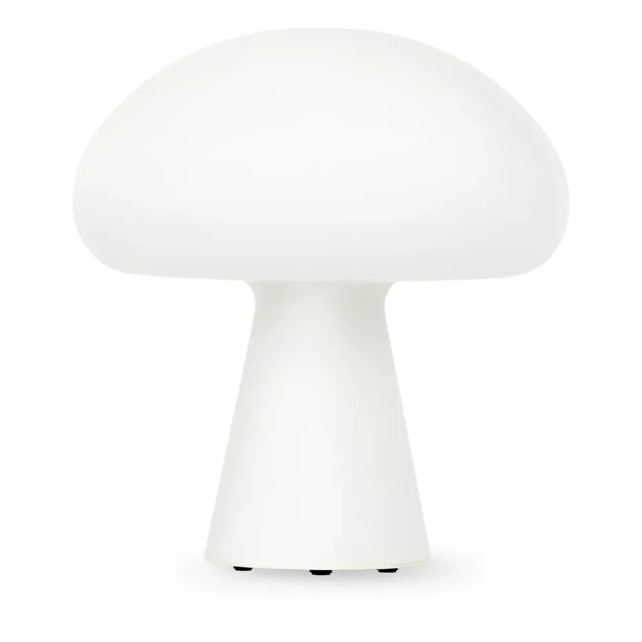 Lámpara de mesa Obello, vidrio pavonado