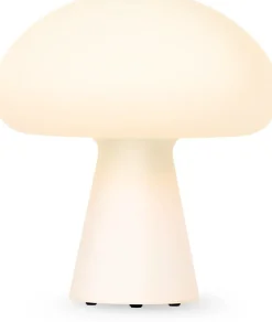 Lámpara de mesa Obello, vidrio pavonado