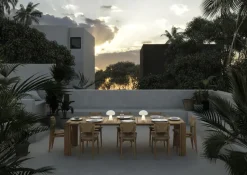 Lámpara de mesa Obello, vidrio pavonado