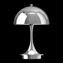 Lámpara de mesa Panthella 160 Portable v3, Chrome