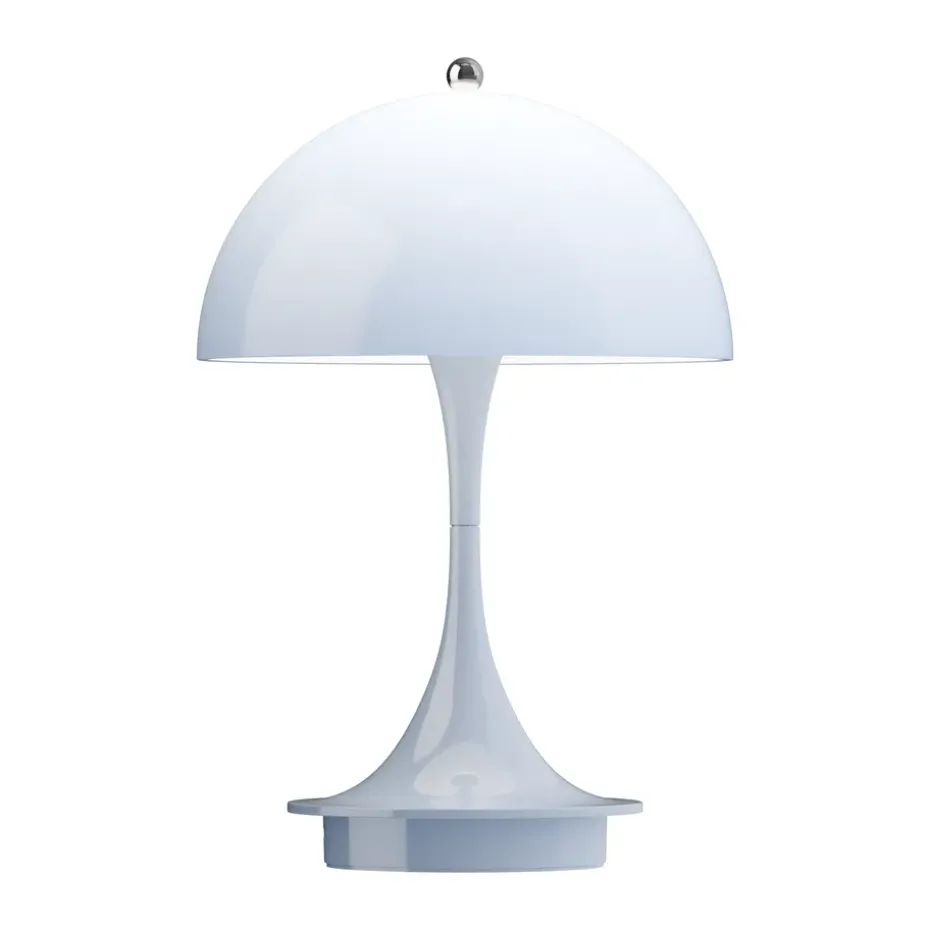Lámpara de mesa Panthella 160 Portable v3, Opal pale blue