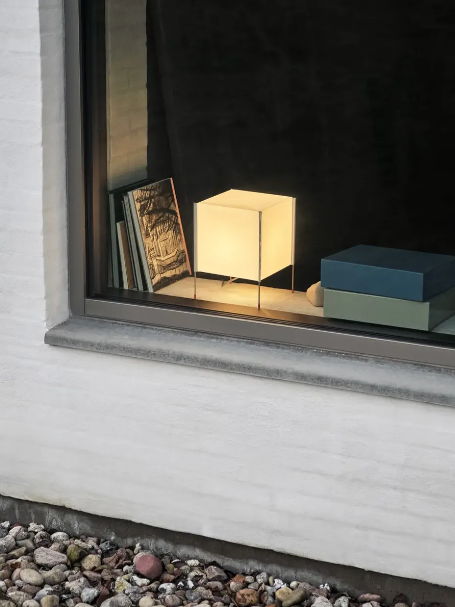 Lámpara de mesa Paper Cube, blanco