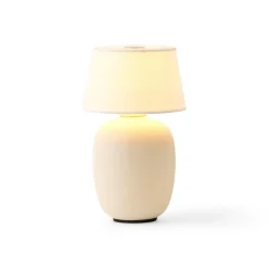 Lámpara de mesa portable Torso, Sand