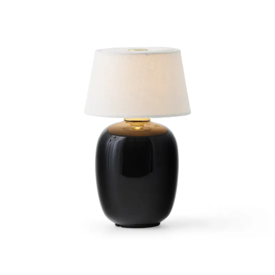 Lámpara de mesa portable Torso, Black