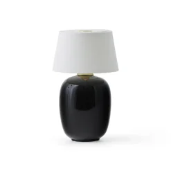 Lámpara de mesa portable Torso, Black