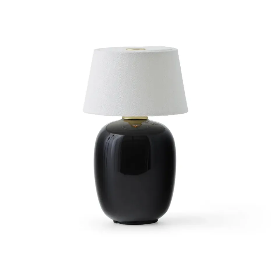 Lámpara de mesa portable Torso, Black