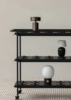 Lámpara de mesa portable Torso, Black