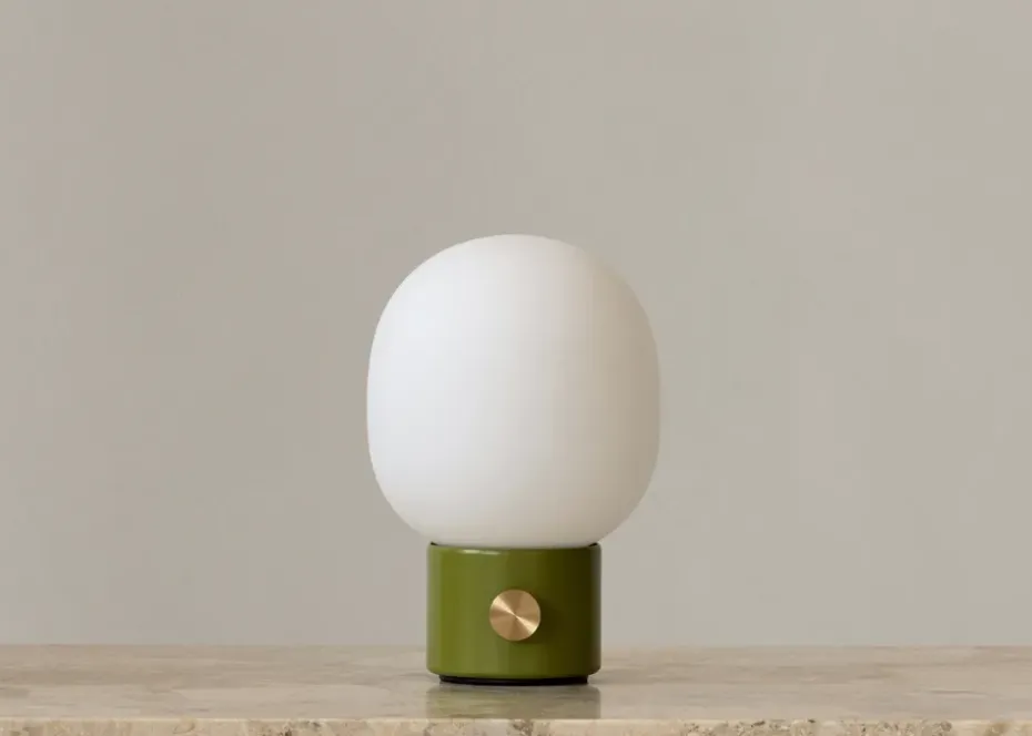 Lámpara de mesa portatil JWDA, Dusty green