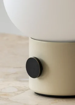Lámpara de mesa portatil JWDA, Alabaster white