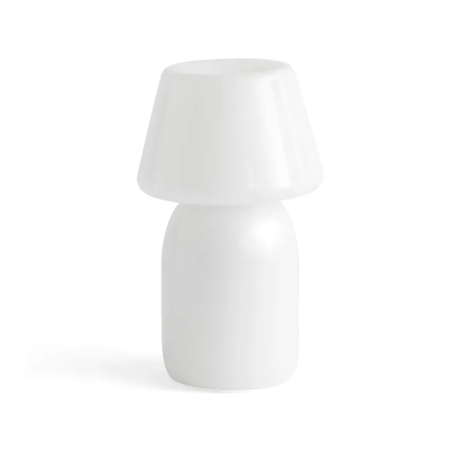 Lámpara de mesa portátil Apollo, blanco