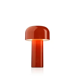 Lámpara de mesa portátil Bellhop, Brick red