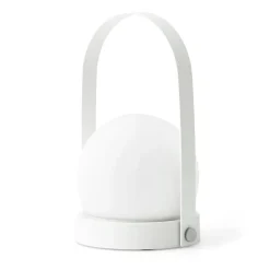 Lámpara de mesa portátil Carrie, Blanco
