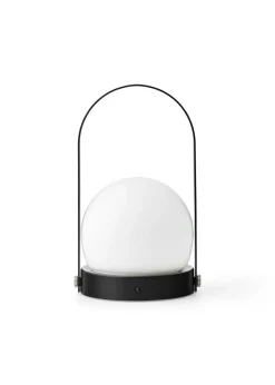 Lámpara de mesa portátil Carrie, Negro