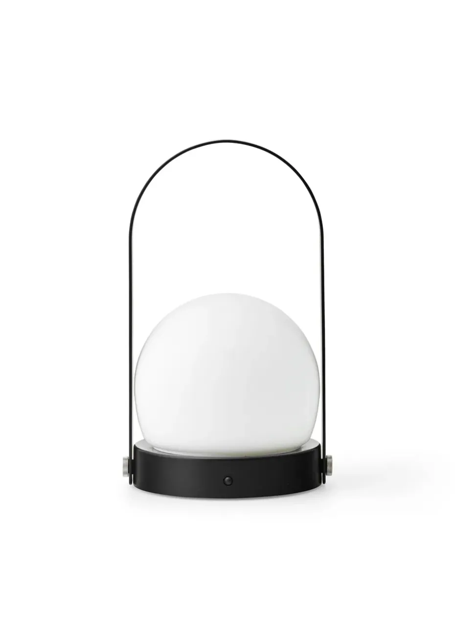 Lámpara de mesa portátil Carrie, Negro
