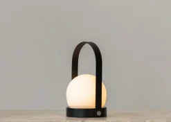 Lámpara de mesa portátil Carrie, Negro