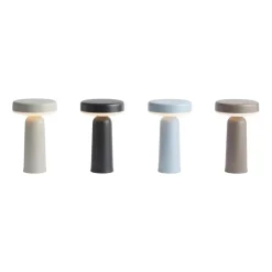 Lámpara de mesa portátil Ease 21,5 cm, Black