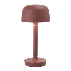 Lámpara de mesa portátil Halo 25,5 cm, Burgundy