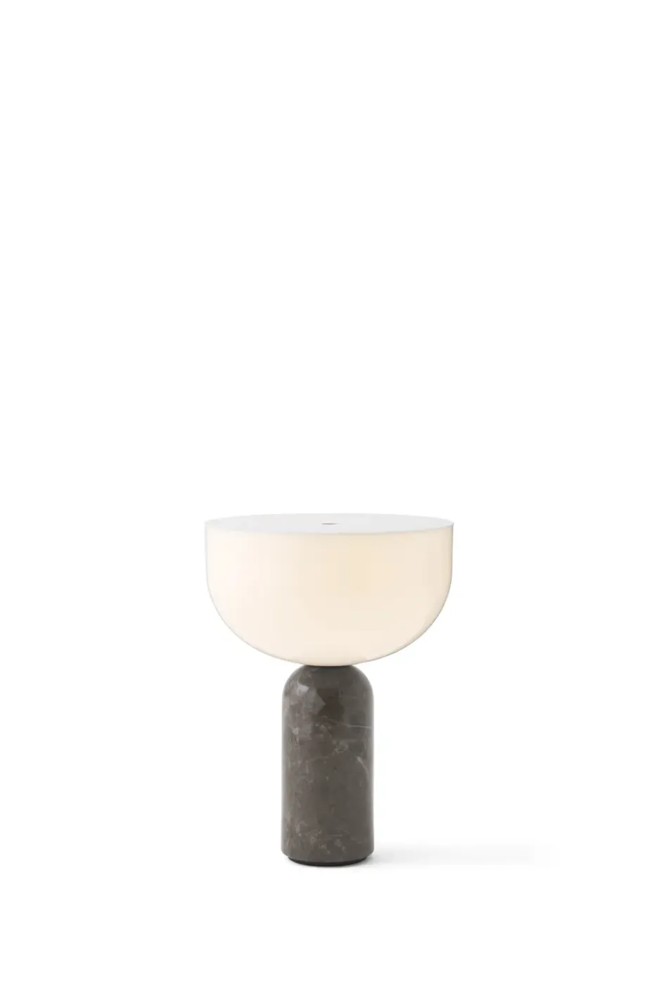 Lámpara de mesa portátil Kizu, Gris du marais